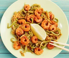 Garlic Shrimp Scampi Zucchini Noodles 