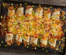 Sriracha Chicken Enchiladas