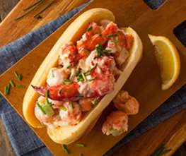 Lobster Rolls with Lemon Dill Sauce