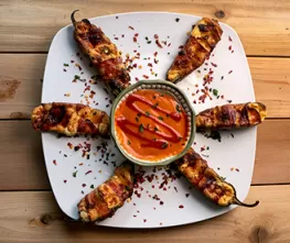 Sweet & Spicy Horseradish Jalapeno Poppers