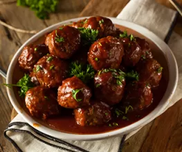 Smoky Maple Chipotle Meatballs