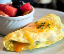 Three Cheese Horseradish Omelet