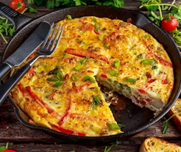 Sriracha Veggie Frittata