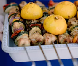 Lemon Dill Marinated Kababs