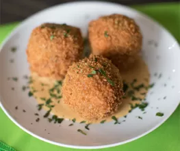 Cajun Shrimp Arancini with Kelchner Remoulade Sauce