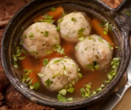 Horseradish Matzo Ball Soup