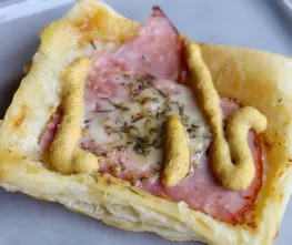 Upside Down Ham and Cheese Puff Pastry