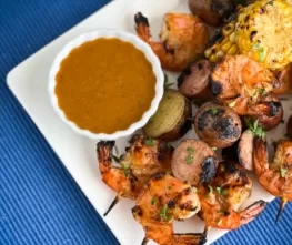 Shrimp Boil Kebabs