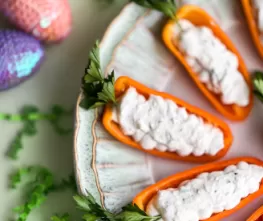 Horseradish & Herb-Stuffed Mini “Carrot” Peppers