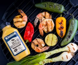 Grilled Shrimp with Hot Mustard Marinade