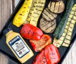 Mustard-Herb Grilled Veggie Platter