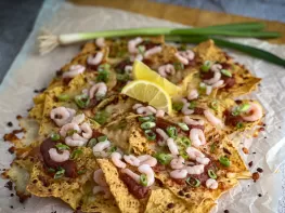 Zingy Seafood Nachos
