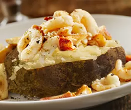 Shrimp-Stuffed Twice-Baked Potato