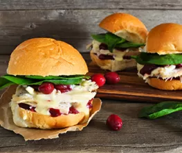 Turkey Cranberry Sliders